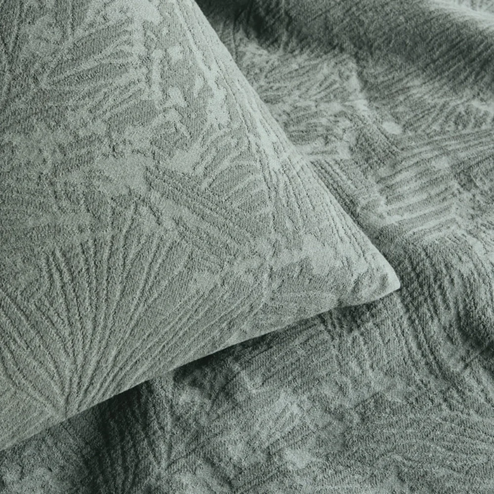 Soft Washed Sage Green Duvet Cover Set - Home Bedding